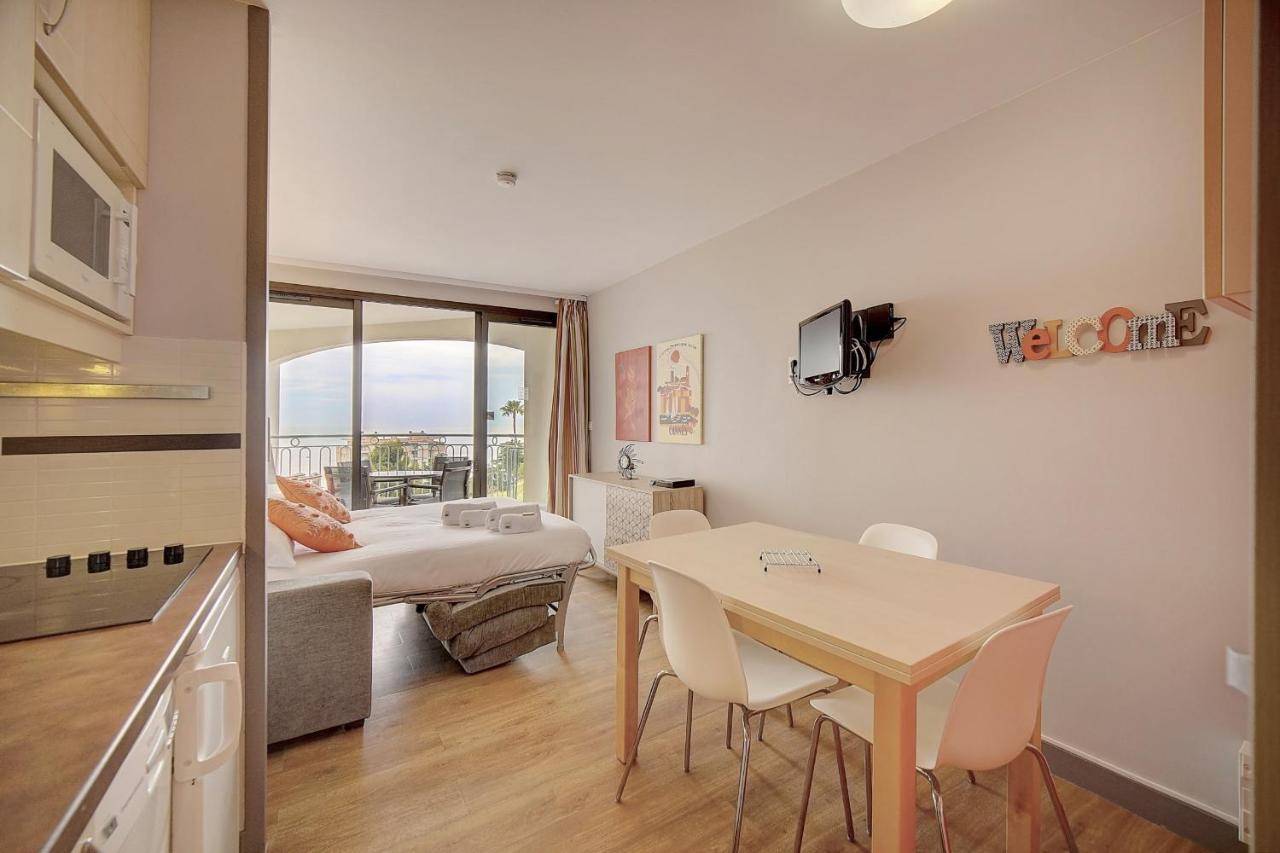 Immogroom - 2 Rooms Sea View - Swimming Pool - Terrace - Parking - Ac Cannes Exterior foto