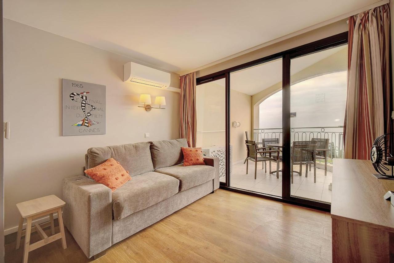 Immogroom - 2 Rooms Sea View - Swimming Pool - Terrace - Parking - Ac Cannes Exterior foto